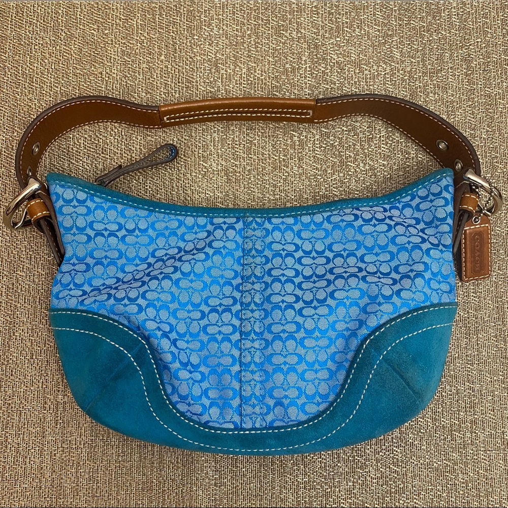 Coach Turquoise Mini Hobo Bag